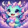 Colorful and stylized fox character with playful expression as avatar